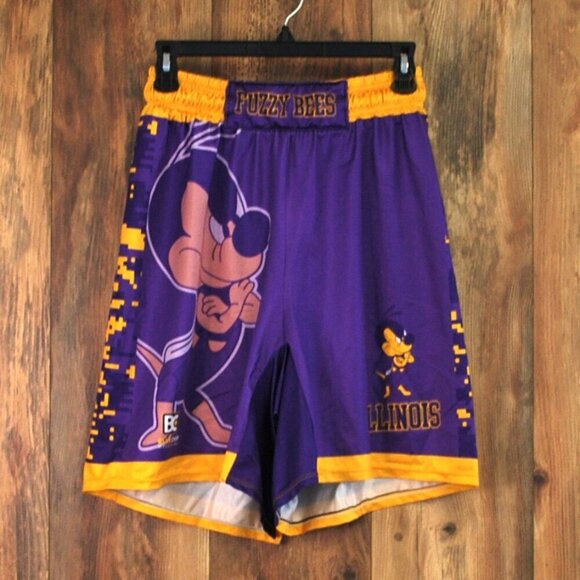 blue chip athletic Other - Blue Chip Athletic Men's Fuzzy Bee Mickey Mouse Illinois Shorts M